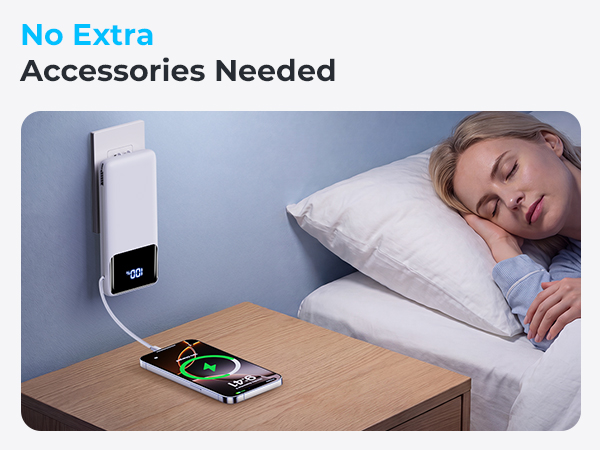 portable charger with wall plug