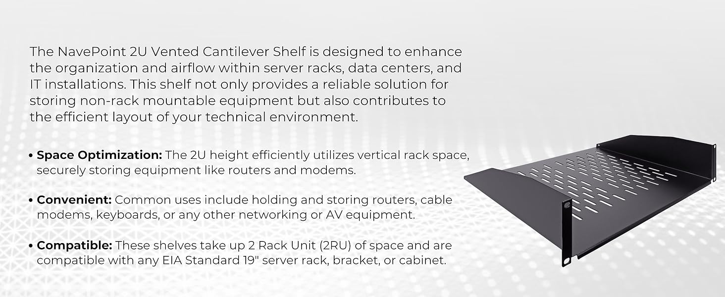 NavePoint Cantilever Shelves