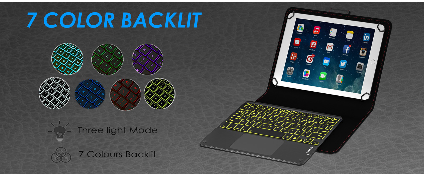 10 tablet keyboard case