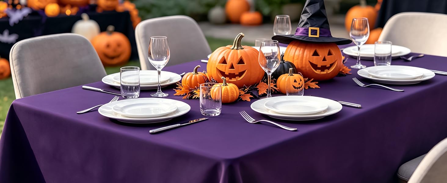 Purple Tablecloth