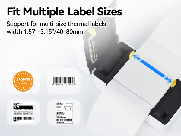 Bluetooth Thermal Shipping Label Printer
