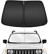 ARISMOTOR Windshield Sun Shade for Jeep Renegade 2015-2024, Custom Fit Foldable Front Window Suns...