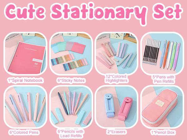 Aesthetic School Supplies