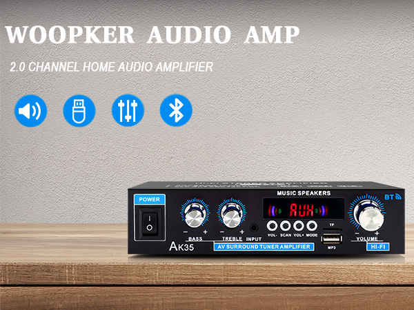 stereo amplifier home audio