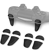 PlayVital 2 Pair Shoulder Buttons Extension Triggers for PS4 All Model Controller, Game Improveme...