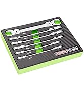 OEMTOOLS 22064 6 Piece Flex Head Flare Nut Wrench Set, Metric Flare Tool, 9mm x 11mm, 10mm x 12mm...