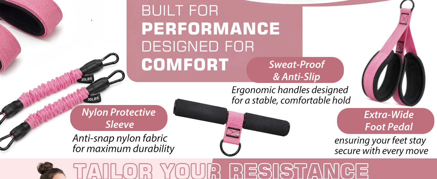 resistance bands with handles