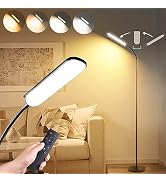[2024 New] Floor Lamp, 18W 1800LM Super Bright LED Light Lamp with Remote &amp; Works with Smart Plug...