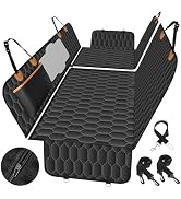 NECKORY Dog Back Seat Cover, Waterproof Scratch Proof Nonslip Dog Hammock for Car, Dog Car Seat C...