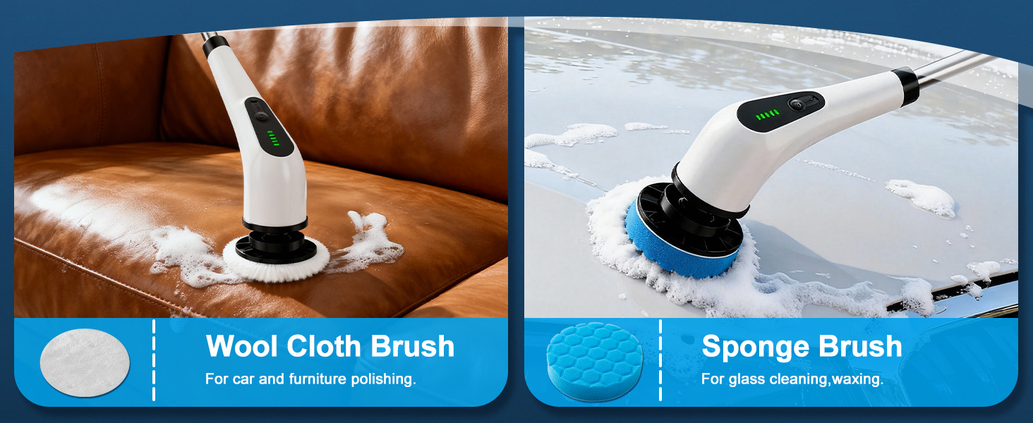 electric brush for cleaning car