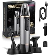 AREYZIN Nose Hair Trimmer for Men 2024 Professional Painless Rechargeable Nose Trimmer for Men an...