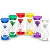 EMDMAK Sand Timer, Acrylic Hourglass Timer Colorful Sandglass Timer 1 min/2 mins/3 mins/5 mins/10...