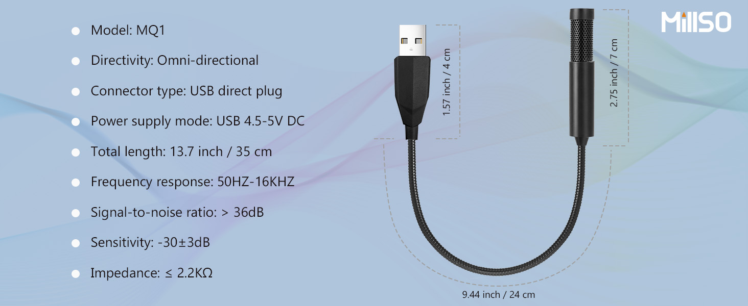 mini USB microphone