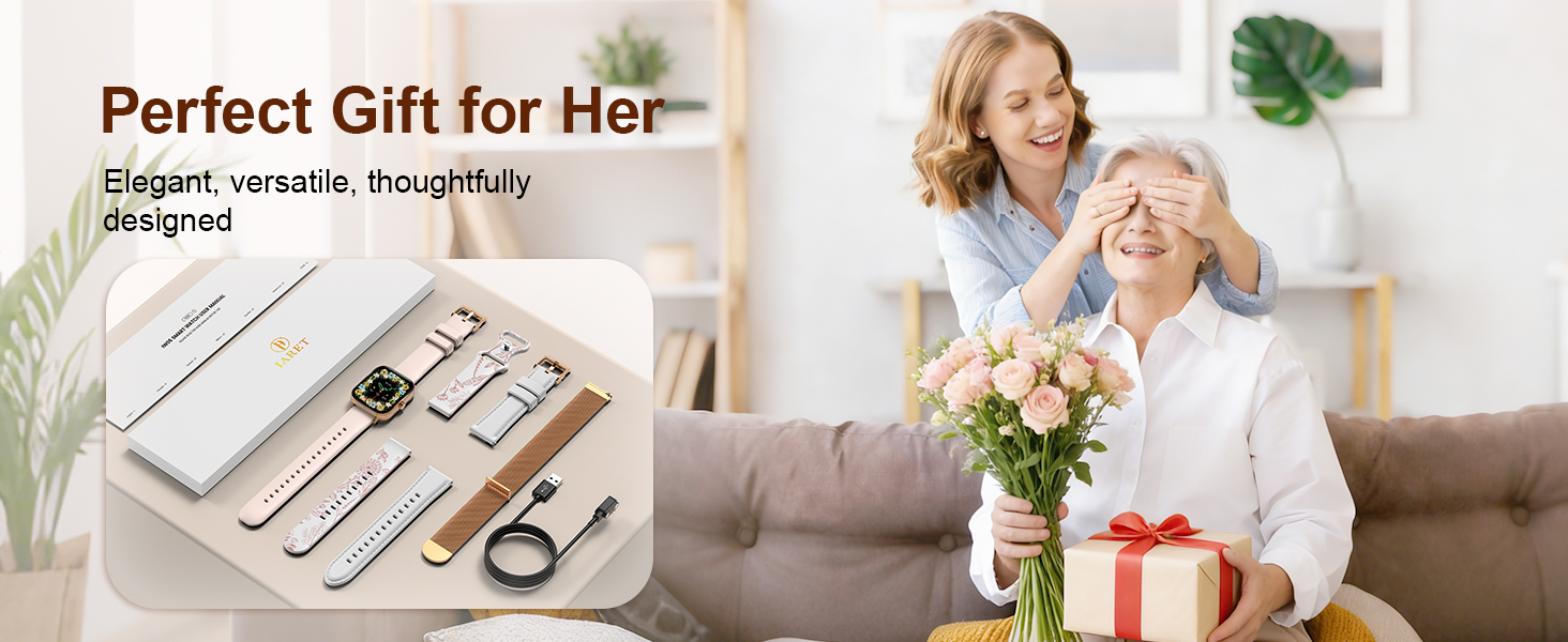 Elegant Smart Watch as a Perfect Birthday or Anniversary Gift for Her