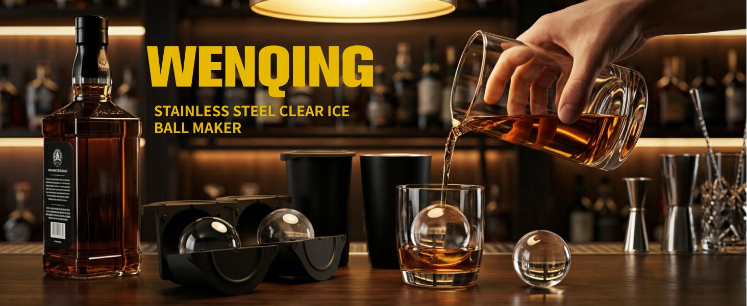 Clear Ice Cube Maker for Whiskey &amp;amp; Cocktails