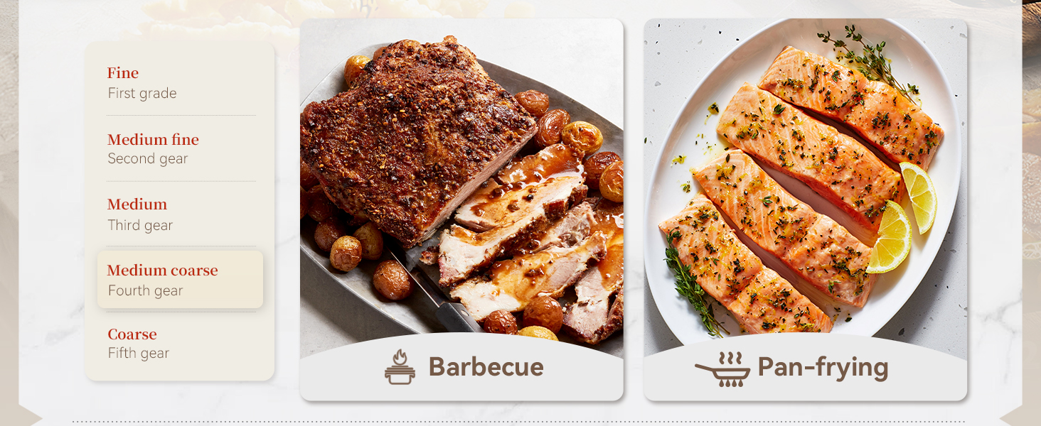 Electric Salt and Pepper Grinder Set