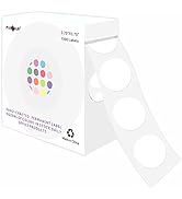 PARLAIM 3/4 Inch Roll Color Coding Labels,1000 per Roll Round Permanent Adhesive Color Coding Cir...