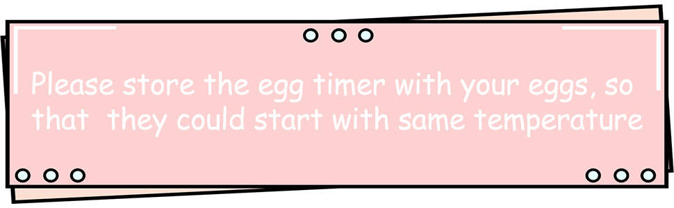 egg timer that goes in water