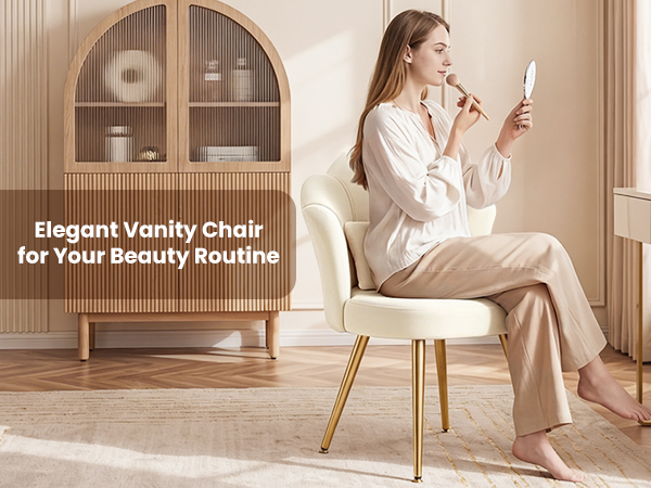 vanity chair no wheels