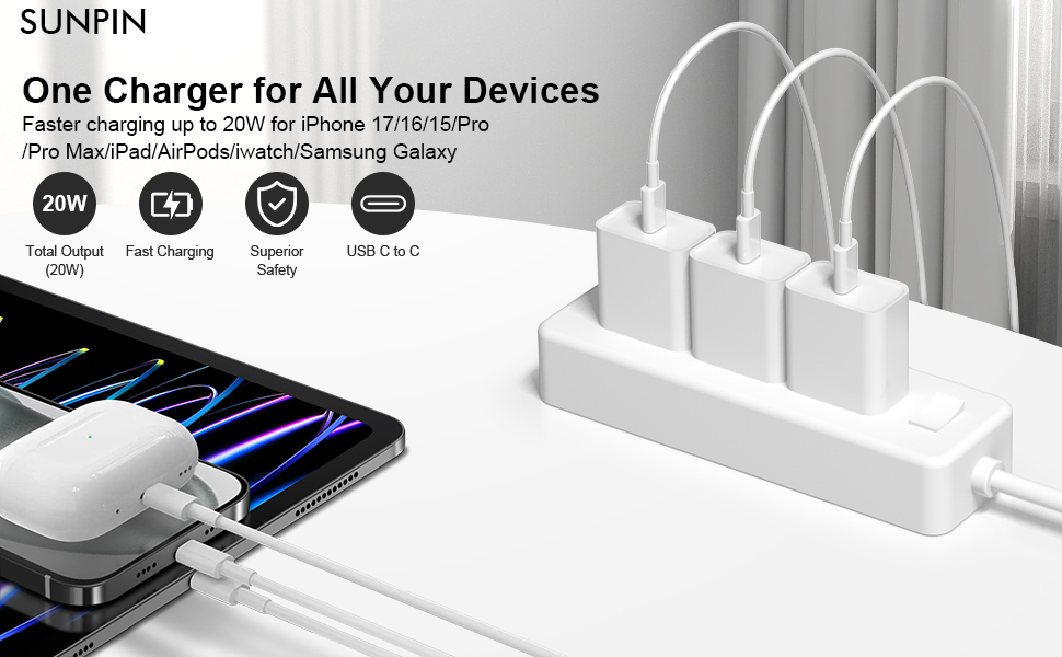 long iphone charger cord usb c