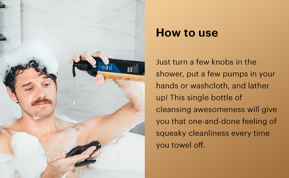 manscaped persevere body wash daily shower gel