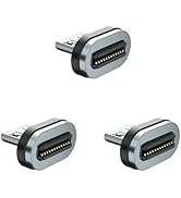 EndlesShine Magnetic Adapapter Tips 3 Pack 24 PINS USB2.0 Replacement OTG Tips for Micro Android ...