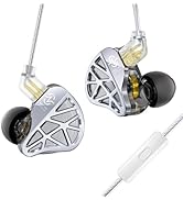 CCZ MC04 in Ear Monitor Headphones, 1DD + BA Hybrid Driver iems for Gaming with Enhanced Bass, St...