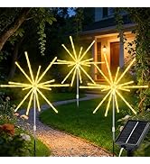 CCILAND Solar Garden Lights Outdoor, 3 in 1 336 LED Solar Pathway Lights with Auto Timer 8 Modes,...