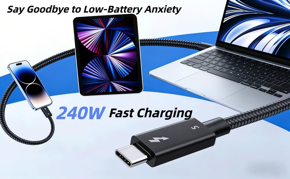 thunderbolt 5 cable,thunderbolt cable,usb4 cable,thunderbolt 4 cable
