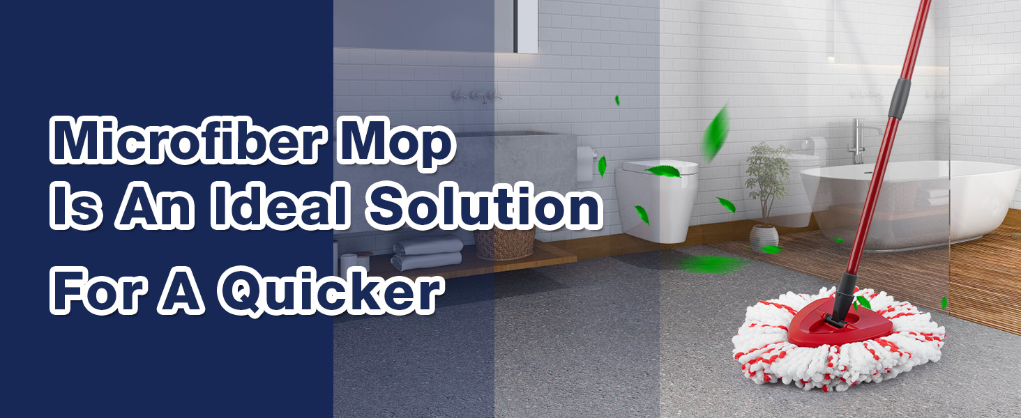 Spin mop head replacement