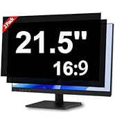 J J-Dream [2 Pack] 21.5 Inch Privacy Screen for Computer Monitor Blue Light Screen Protector Anti...