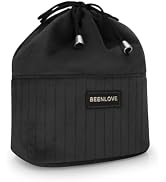 JINSI Velvet Drawstring Makeup Bag, Large Travel Cosmetic Organizer Pouch with Interior Pockets f...