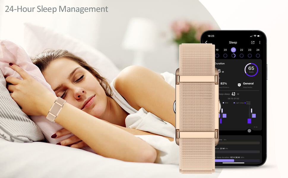 24 hours sleep monitoring