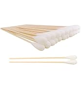 6 Inch Long Cotton Swabs,Large Cotton Buds with Bamboo Handle for Dogs, Specifically Designed for...