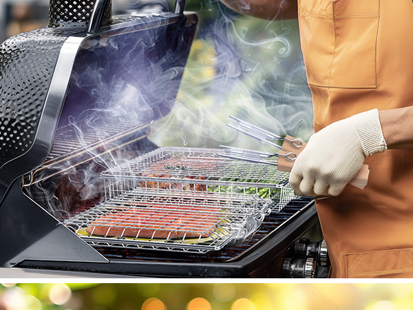ivtivfu Fish Grill Basket