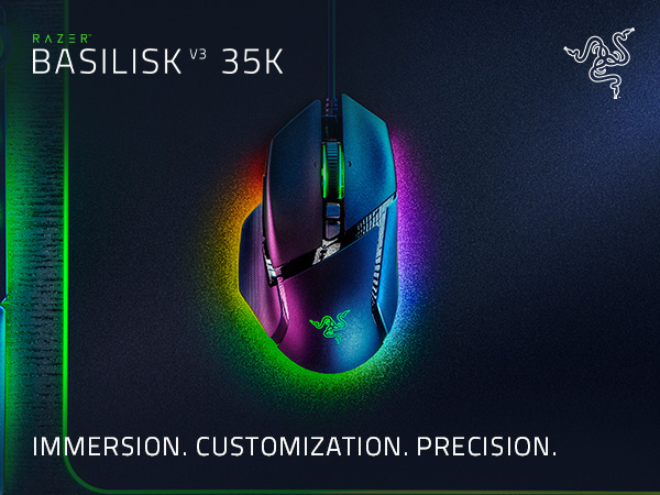 basilisk v3 35 35k 35000 35,000 gaming wireless mouse pc pro keyboard black logitech g502 