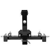ECOTRIC 3 Point Trailer Receiver Universal Compatible with Category 1 Tractors Hitch Receiver Bla...