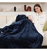 ESTINGO Heated Blanket Throw, Electric Blanket Flannel Sherpa with 4 Hours Auto Off &amp; 5 Heating L...