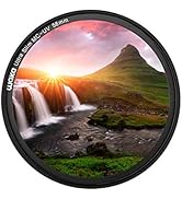 waka 58mm MC UV Filter - Ultra Slim 16 Layers Multi Coated Ultraviolet Protection Lens Filter for...
