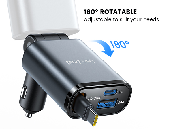 retractable car charger