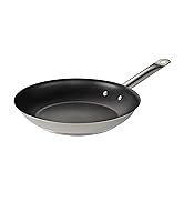 Tramontina 10-Inch Non Stick Frying Pan, Tri-Ply Base Stainless Steel Skillet with Reinforced Non...