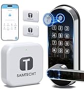 SamtechT Smart Lock and Gateway Bundle, Biometric, Fingerprint and WiFi