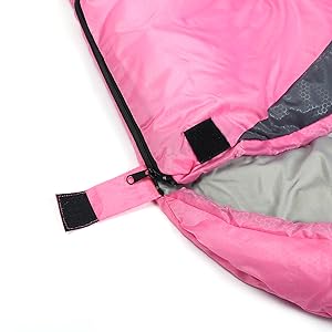 Sleeping bag sticker