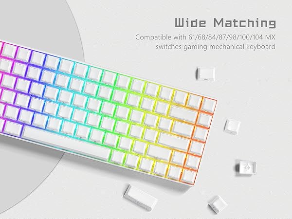 Crystal Jelly Keycaps