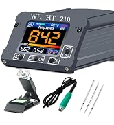 T210 Soldering Station, 90W Precision Soldering Iron Kit for Phone/PC Motherboard, IC Chip, Instr...