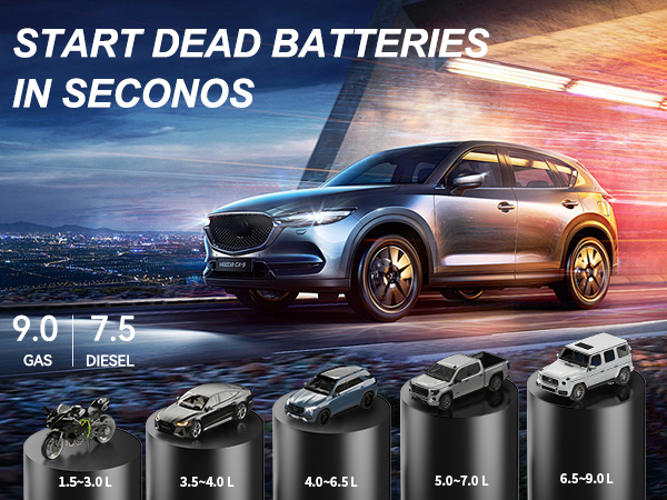 portable battery jump starter for car
