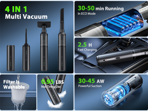 Car Vacuum Portable Cordless