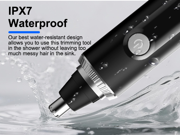 rechargeable nose and eyebrow trimmer