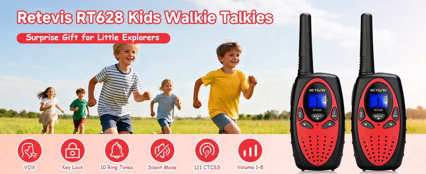 retevis kids walkie talkies toys for ages 8-13 birthday halloween easter gifts for grandkids