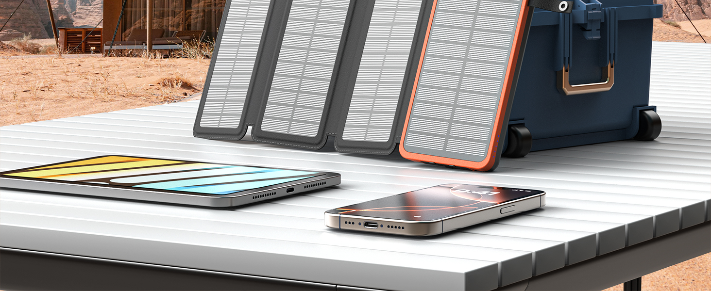 solar panel power bank